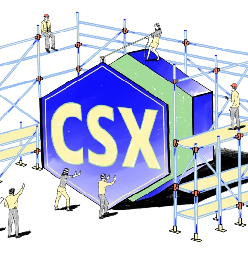 CSX learning platform illustration